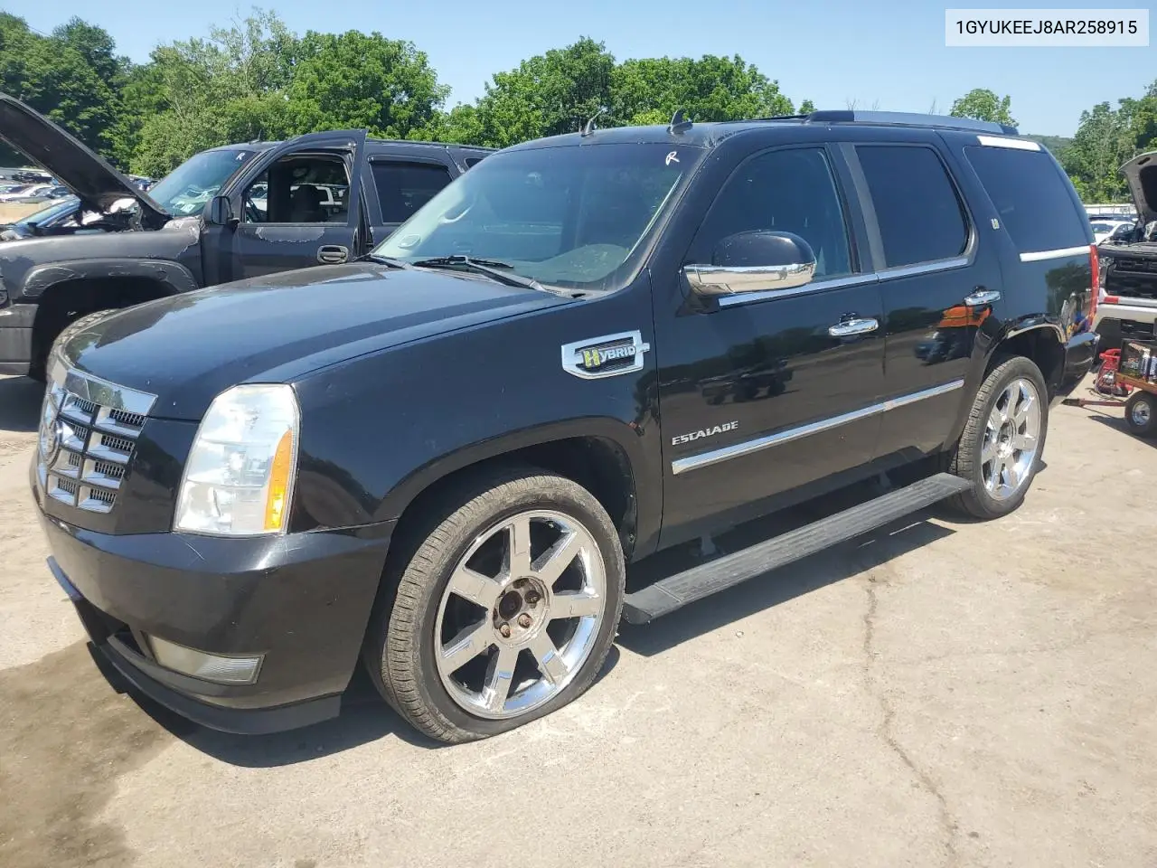 2010 Cadillac Escalade Hybrid VIN: 1GYUKEEJ8AR258915 Lot: 60908475