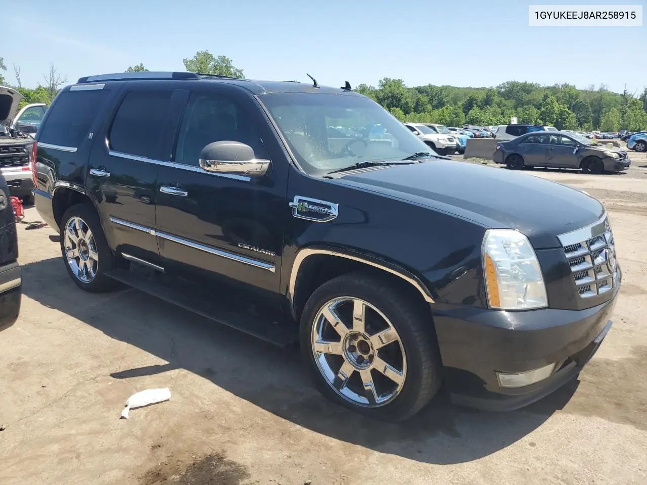 2010 Cadillac Escalade Hybrid VIN: 1GYUKEEJ8AR258915 Lot: 60908475