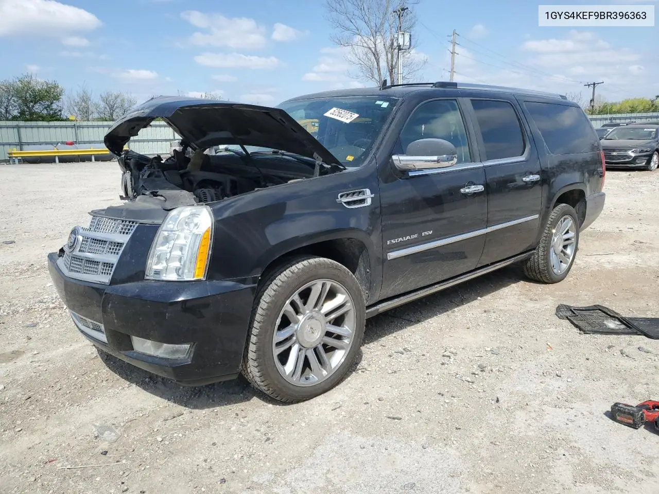 2011 Cadillac Escalade Esv Platinum VIN: 1GYS4KEF9BR396363 Lot: 52562075