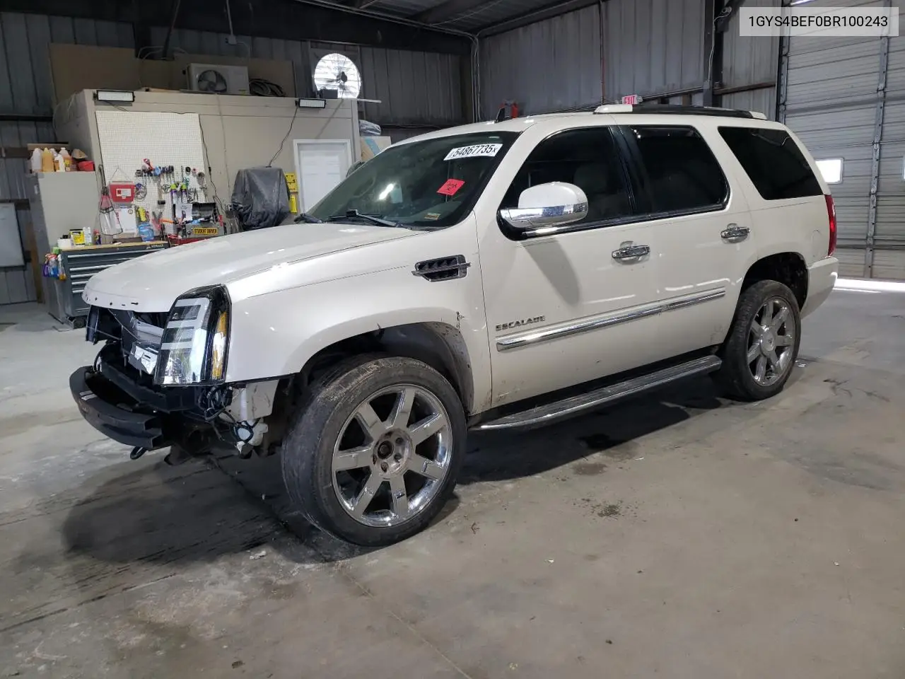 2011 Cadillac Escalade Luxury VIN: 1GYS4BEF0BR100243 Lot: 54867735