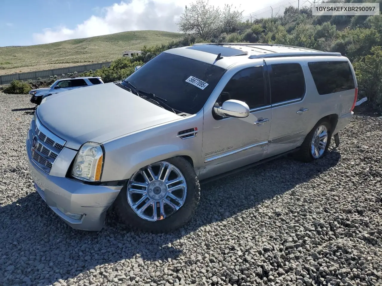 2011 Cadillac Escalade Esv Platinum VIN: 1GYS4KEFXBR290097 Lot: 56677095