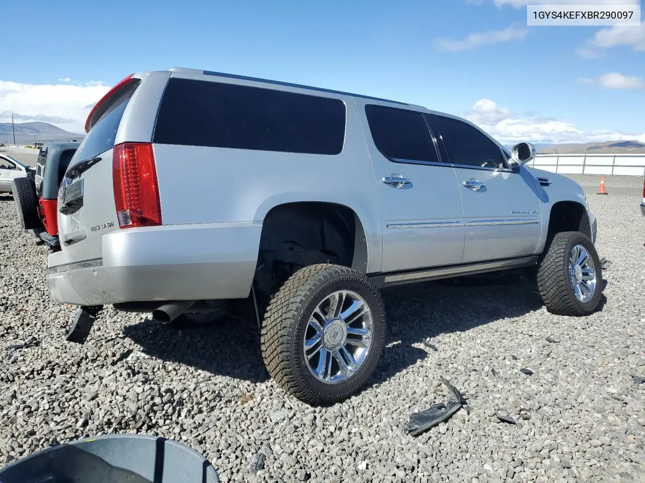2011 Cadillac Escalade Esv Platinum VIN: 1GYS4KEFXBR290097 Lot: 56677095