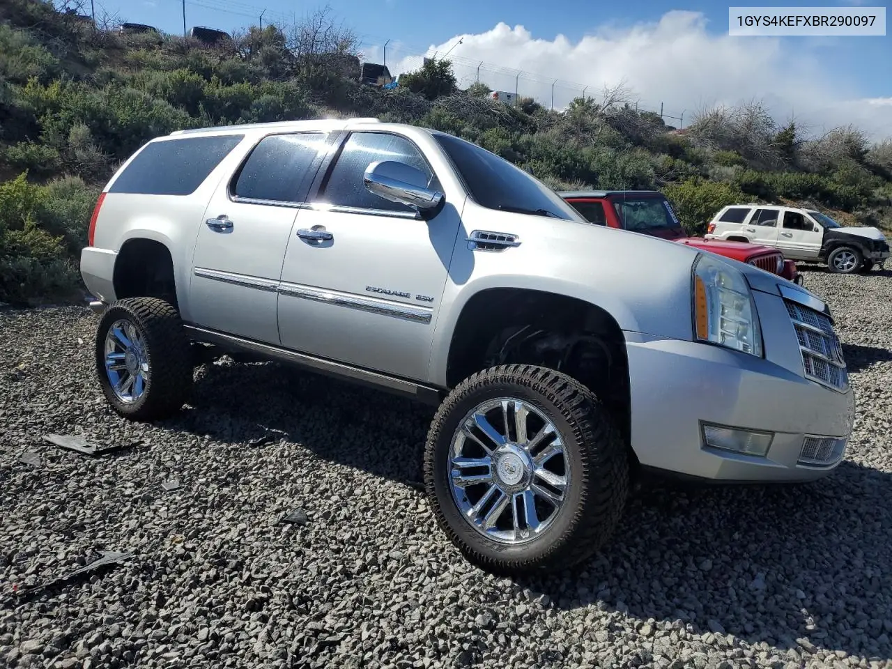 2011 Cadillac Escalade Esv Platinum VIN: 1GYS4KEFXBR290097 Lot: 56677095