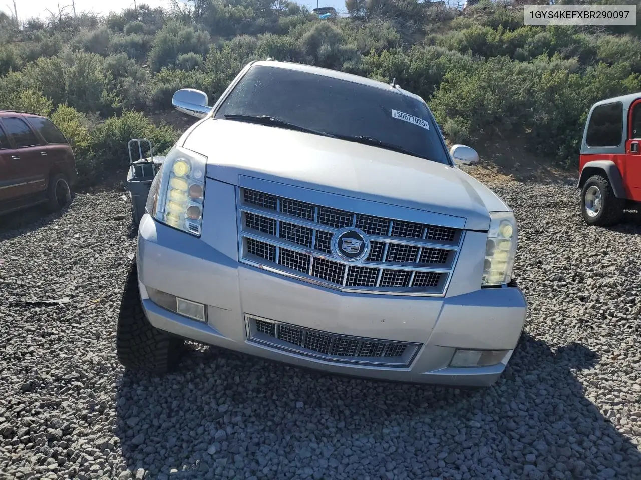 2011 Cadillac Escalade Esv Platinum VIN: 1GYS4KEFXBR290097 Lot: 56677095