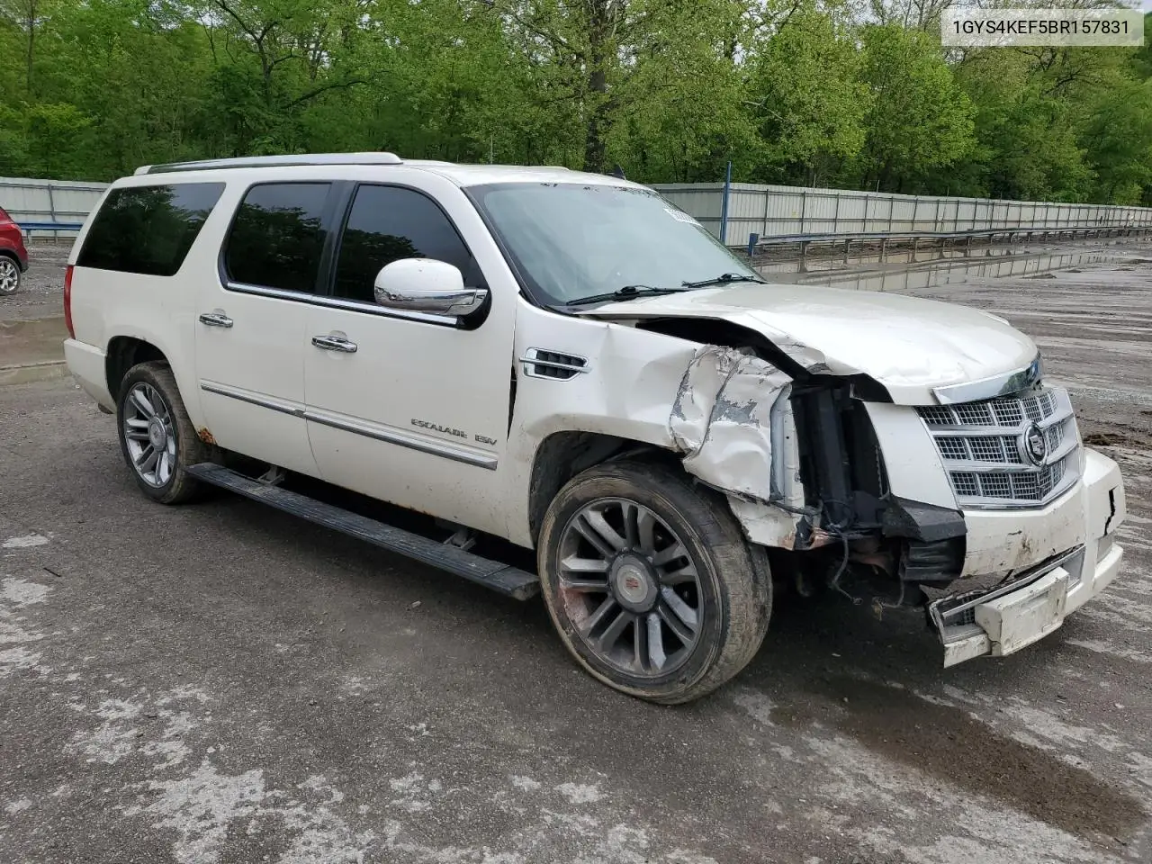 2011 Cadillac Escalade Esv Platinum VIN: 1GYS4KEF5BR157831 Lot: 56680995