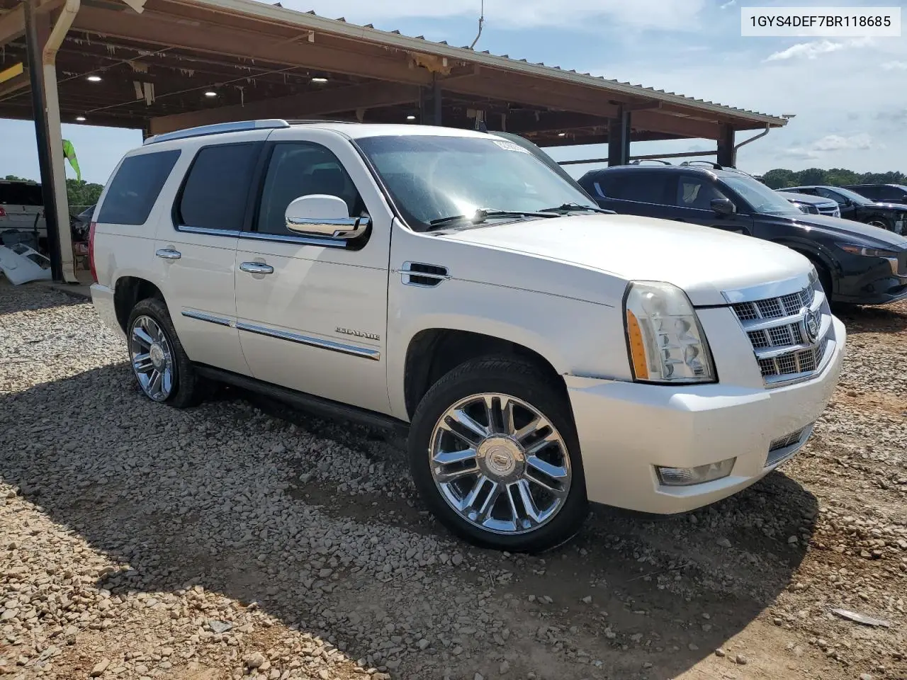 2011 Cadillac Escalade Platinum VIN: 1GYS4DEF7BR118685 Lot: 62768015
