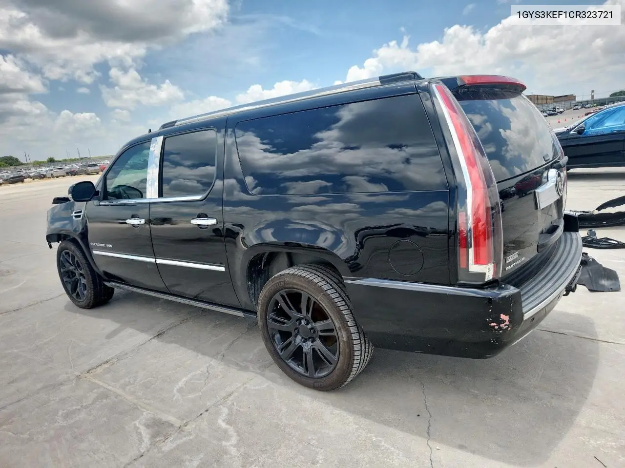 2012 Cadillac Escalade Esv Platinum VIN: 1GYS3KEF1CR323721 Lot: 62031895