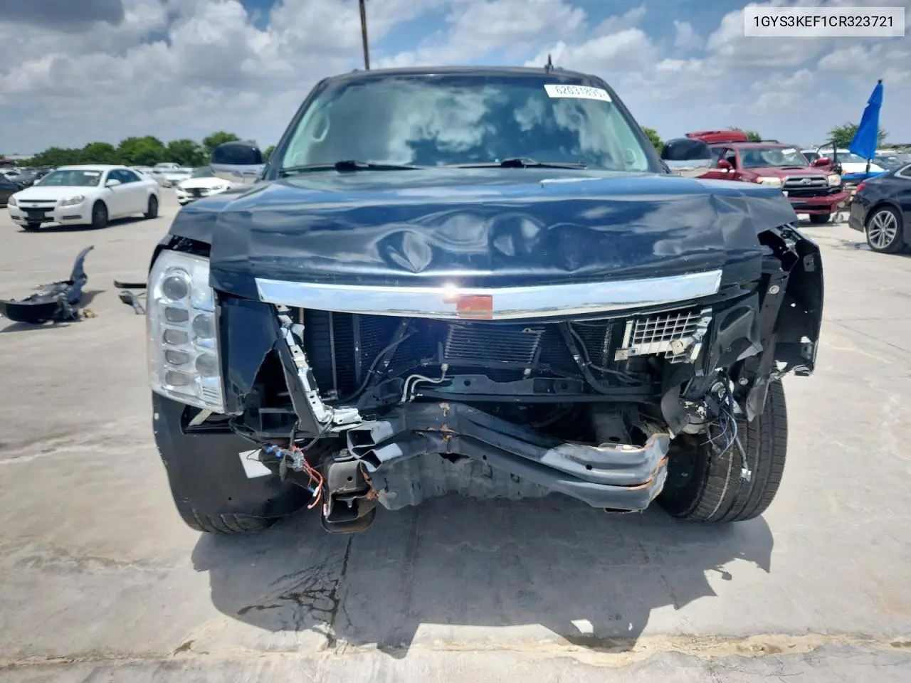 2012 Cadillac Escalade Esv Platinum VIN: 1GYS3KEF1CR323721 Lot: 62031895