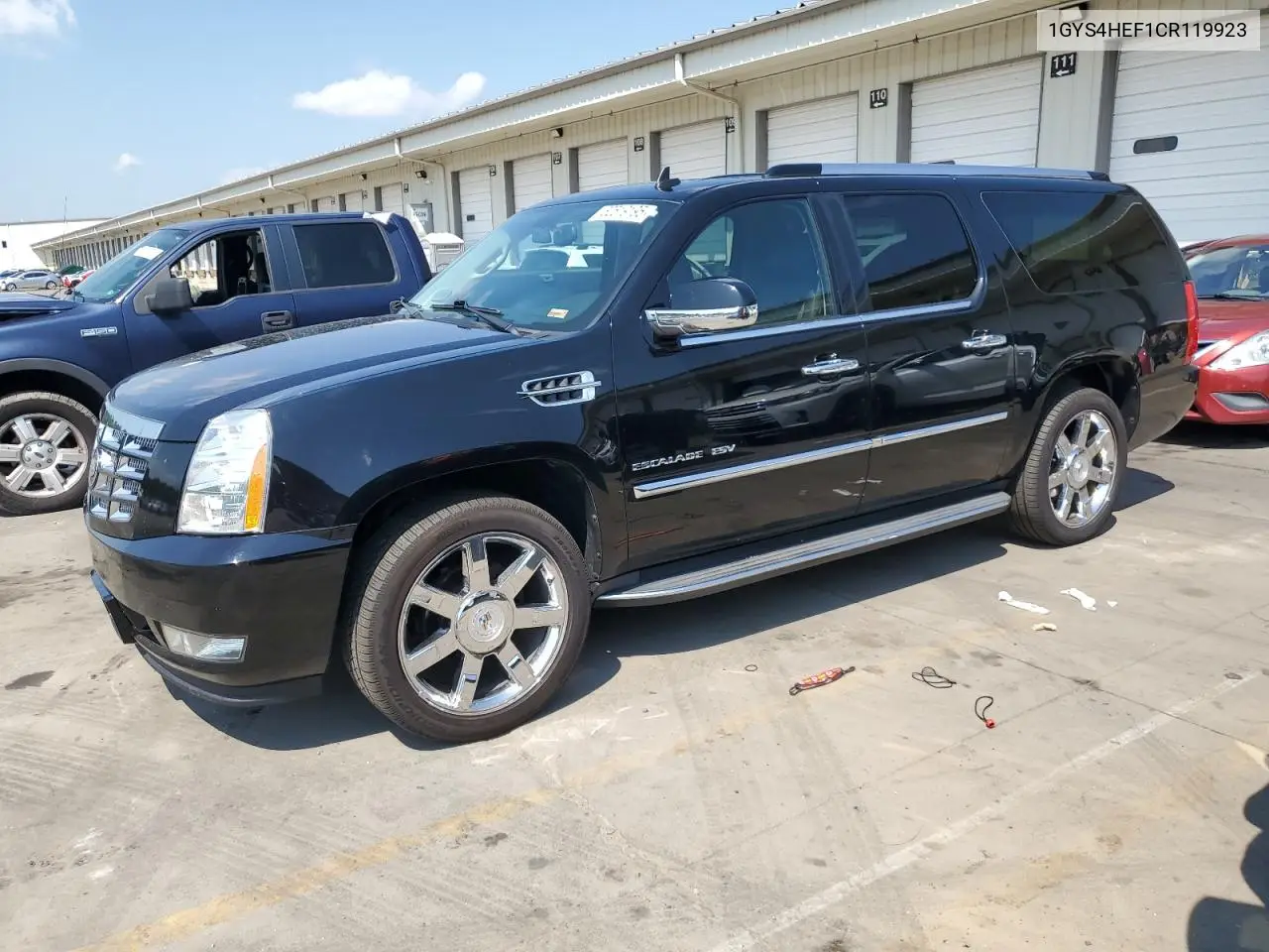 2012 Cadillac Escalade Esv Luxury VIN: 1GYS4HEF1CR119923 Lot: 62519195