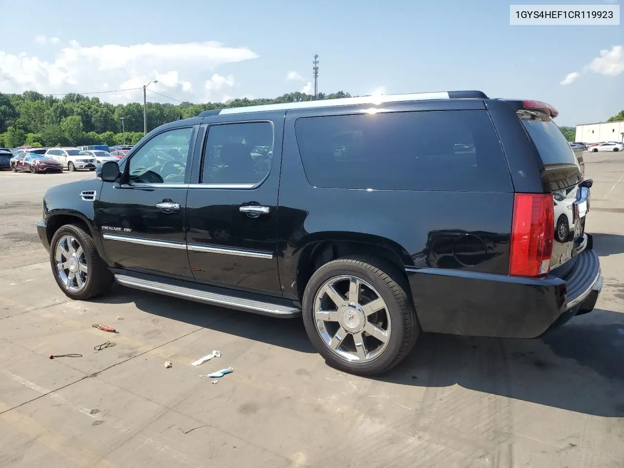2012 Cadillac Escalade Esv Luxury VIN: 1GYS4HEF1CR119923 Lot: 62519195