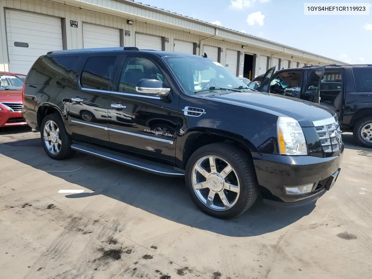 2012 Cadillac Escalade Esv Luxury VIN: 1GYS4HEF1CR119923 Lot: 62519195