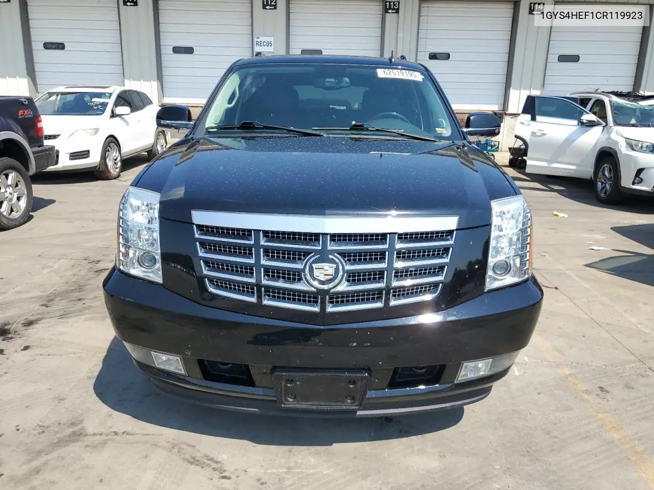 2012 Cadillac Escalade Esv Luxury VIN: 1GYS4HEF1CR119923 Lot: 62519195
