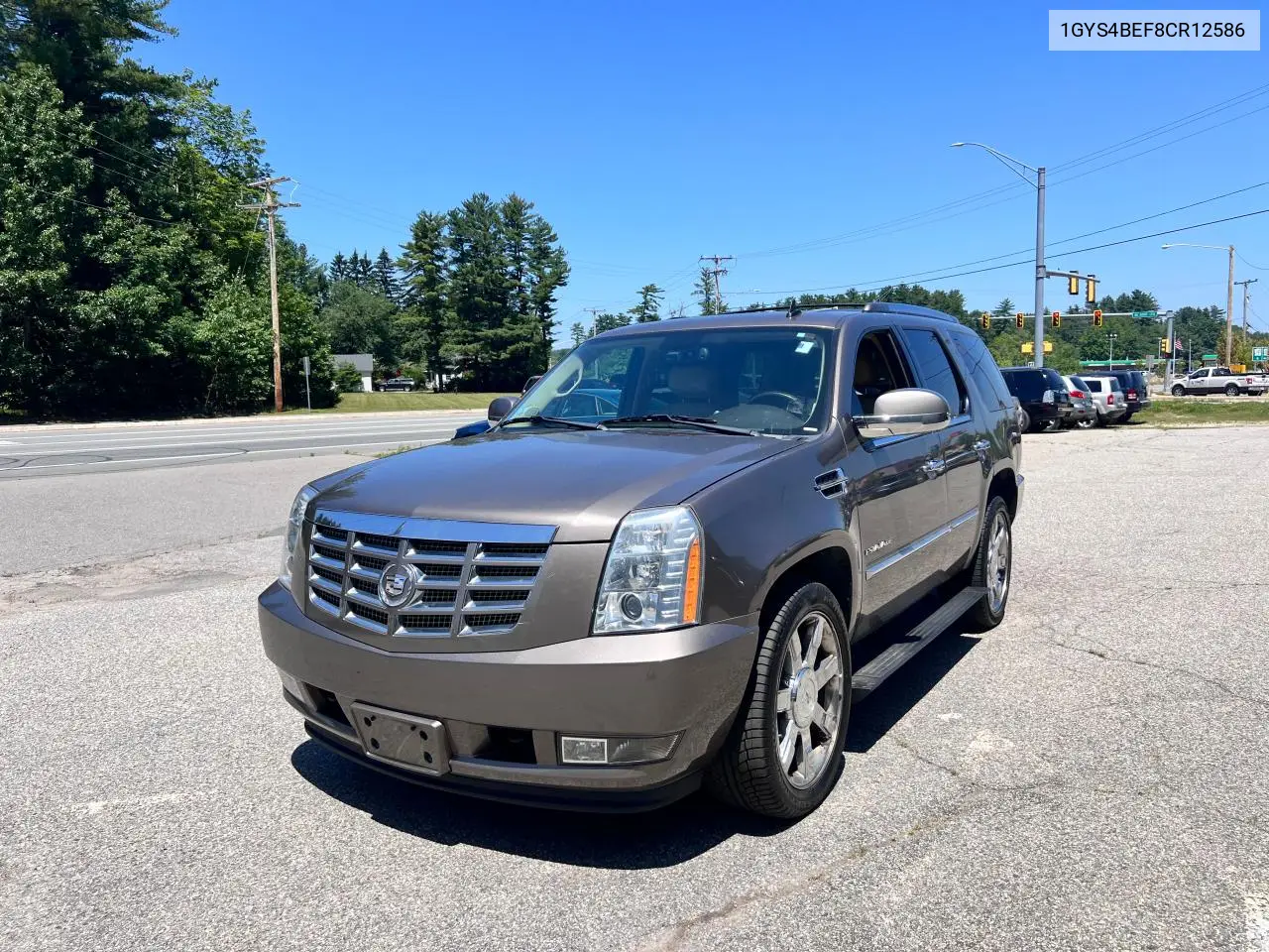 2012 Cadillac Escalade Luxury VIN: 1GYS4BEF8CR12586 Lot: 63012505