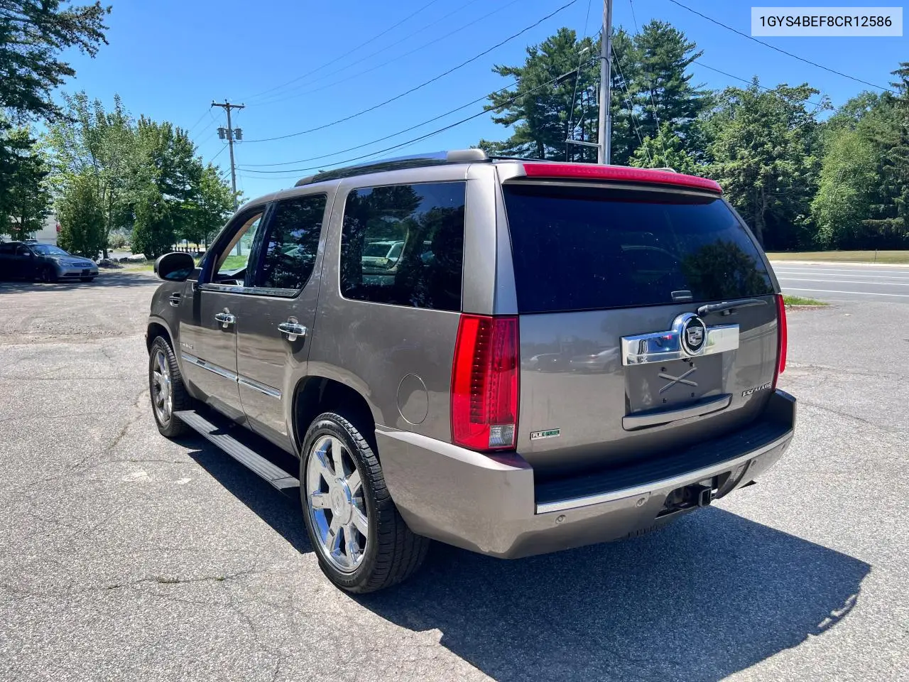2012 Cadillac Escalade Luxury VIN: 1GYS4BEF8CR12586 Lot: 63012505