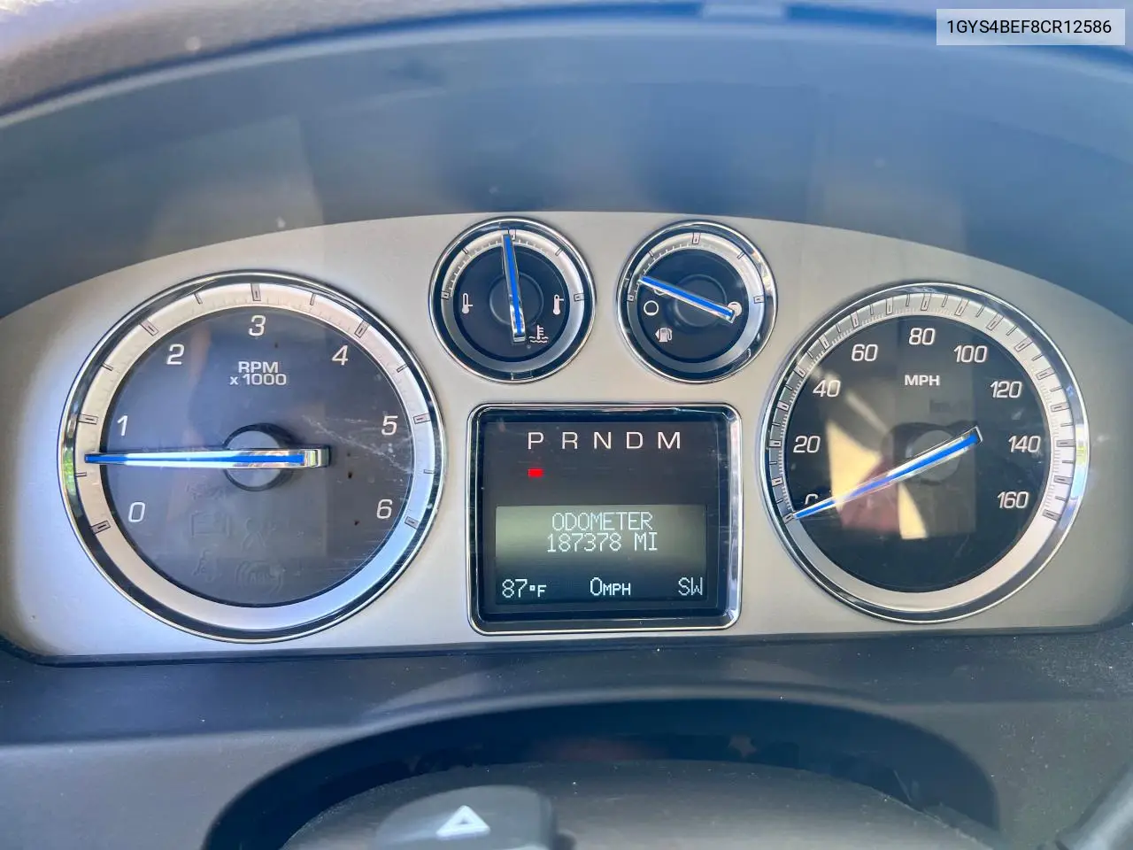2012 Cadillac Escalade Luxury VIN: 1GYS4BEF8CR12586 Lot: 63012505