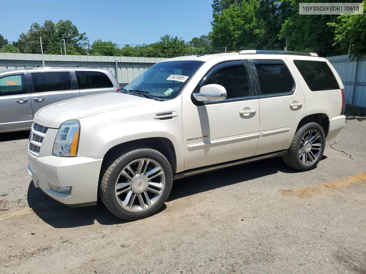 2013 Cadillac Escalade Premium VIN: 1GYS3CEF0DR170613 Lot: 56635805