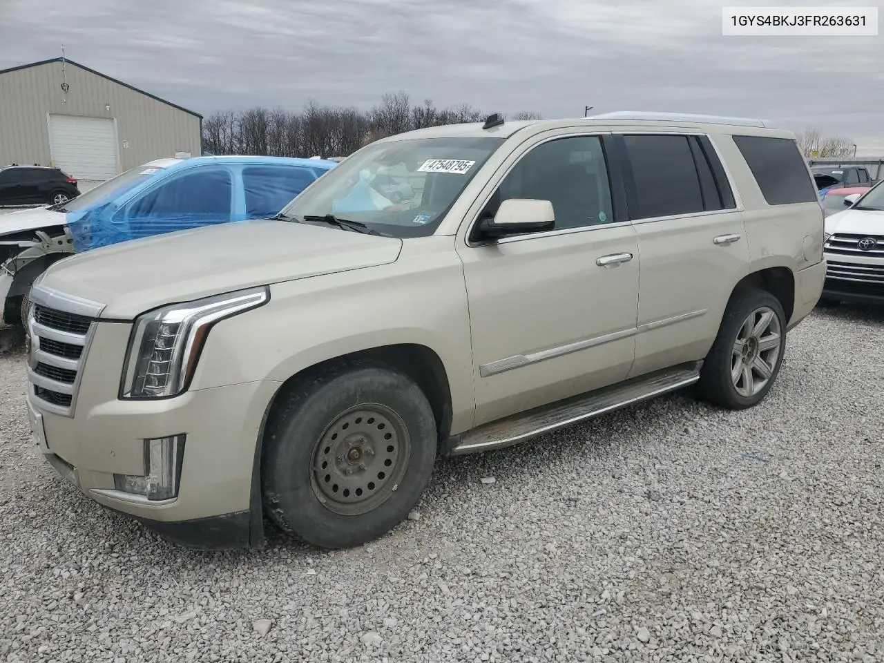 2015 Cadillac Escalade Luxury VIN: 1GYS4BKJ3FR263631 Lot: 47548795