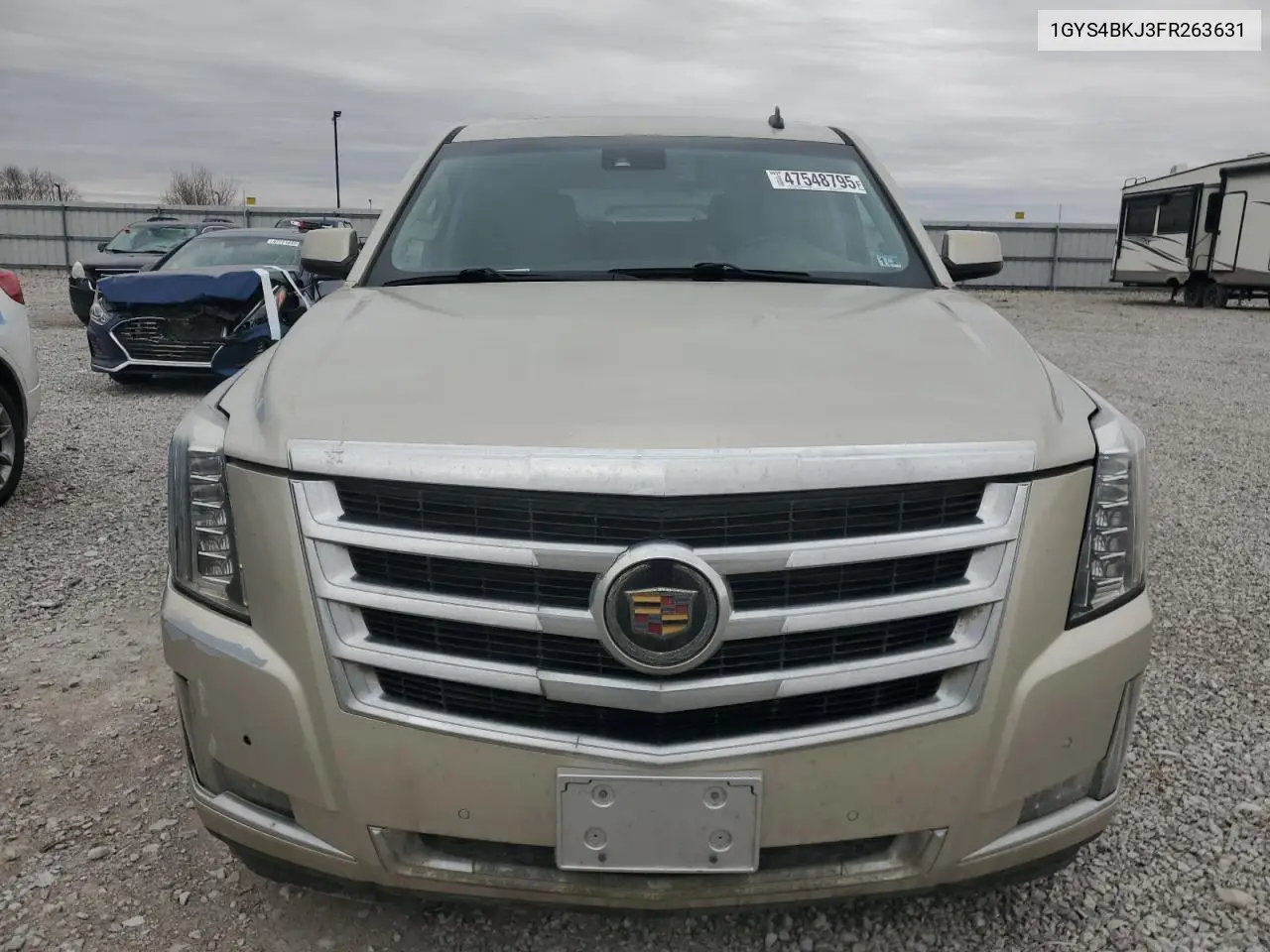 2015 Cadillac Escalade Luxury VIN: 1GYS4BKJ3FR263631 Lot: 47548795