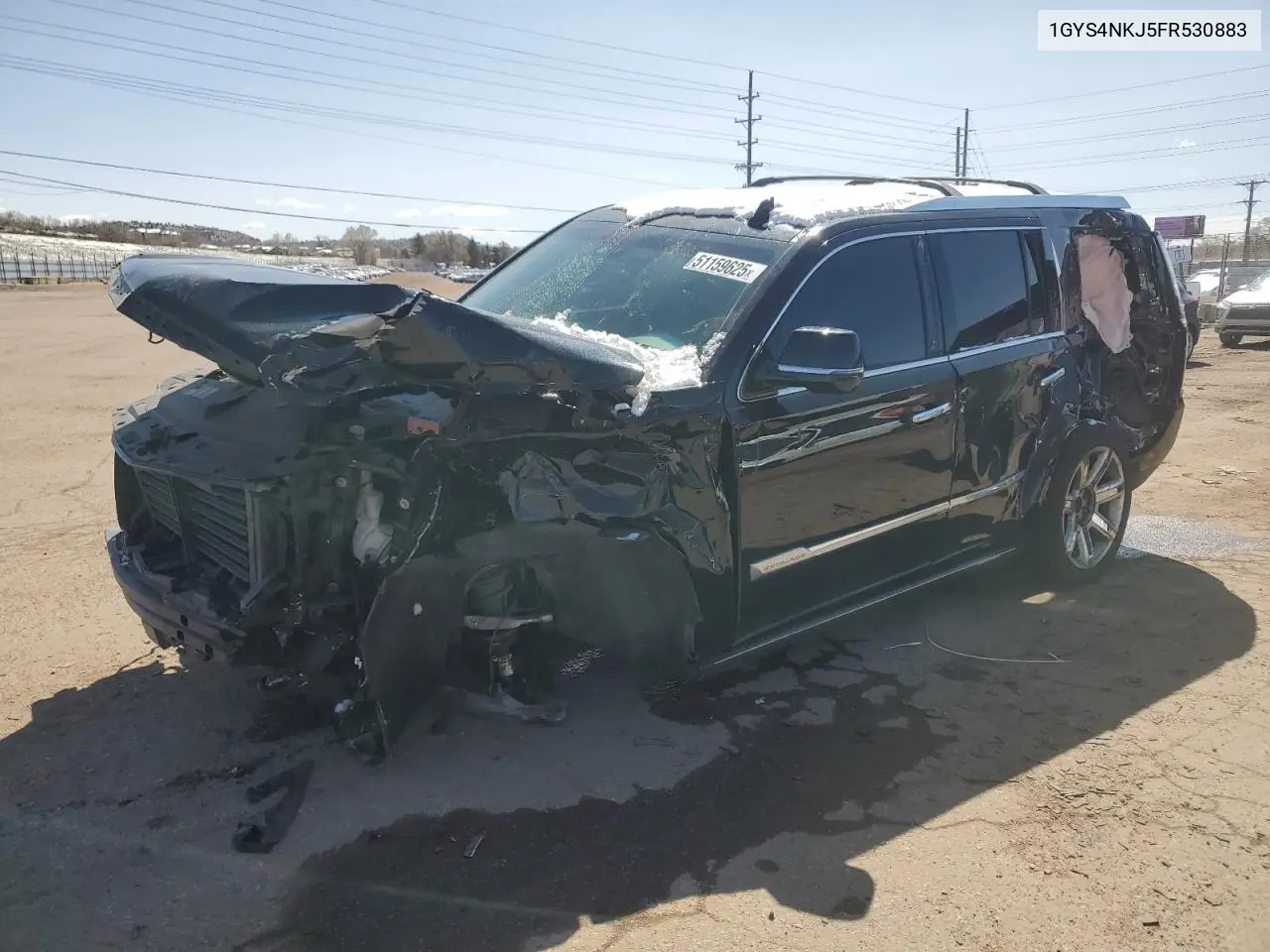 2015 Cadillac Escalade Premium VIN: 1GYS4NKJ5FR530883 Lot: 54442275