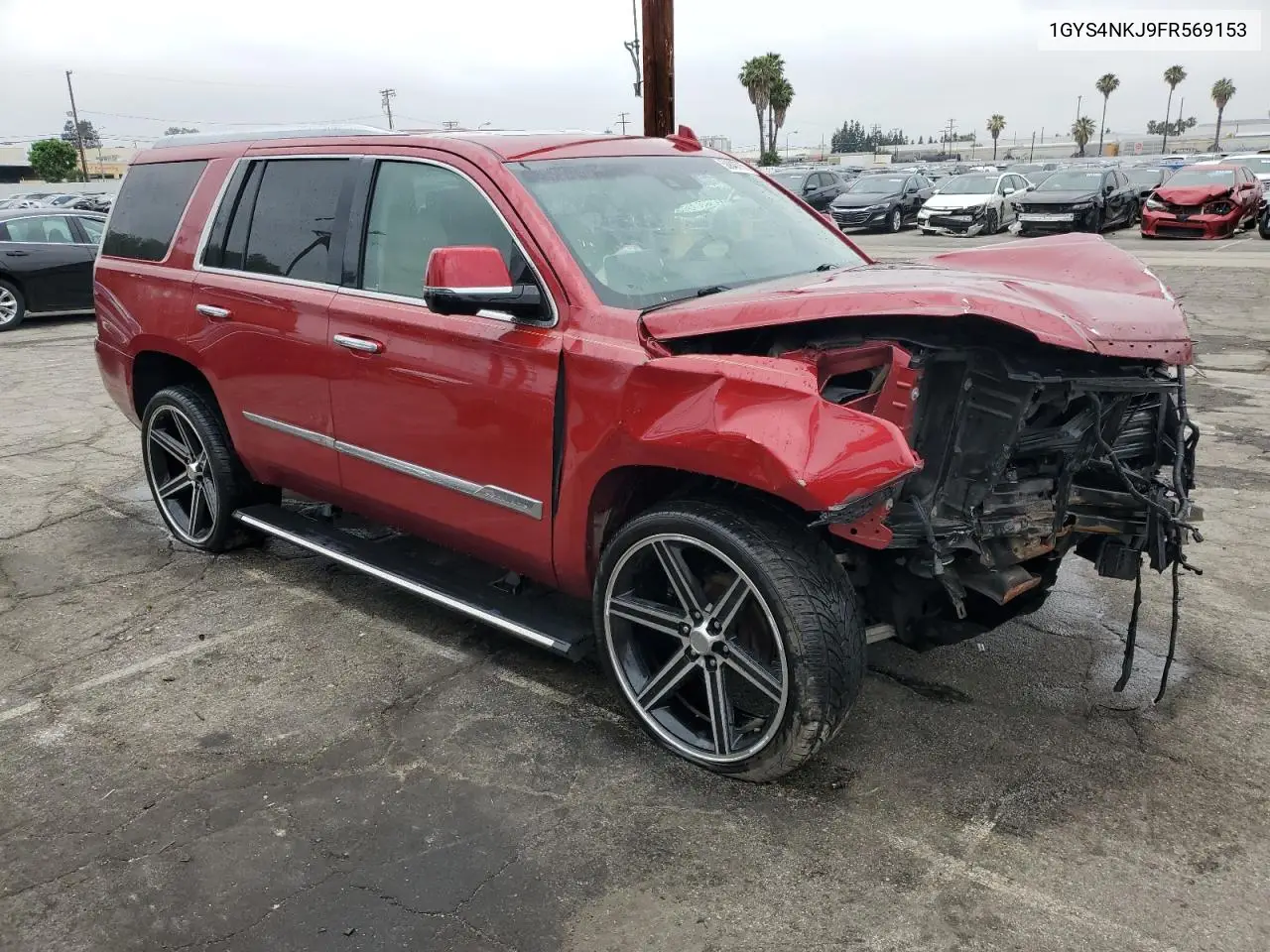 2015 Cadillac Escalade Premium VIN: 1GYS4NKJ9FR569153 Lot: 58843055