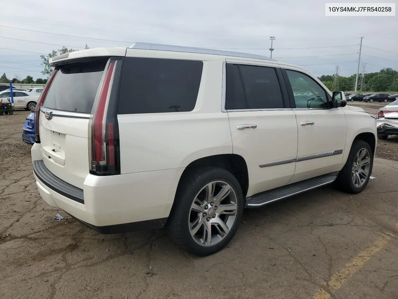2015 Cadillac Escalade Luxury VIN: 1GYS4MKJ7FR540258 Lot: 62288775