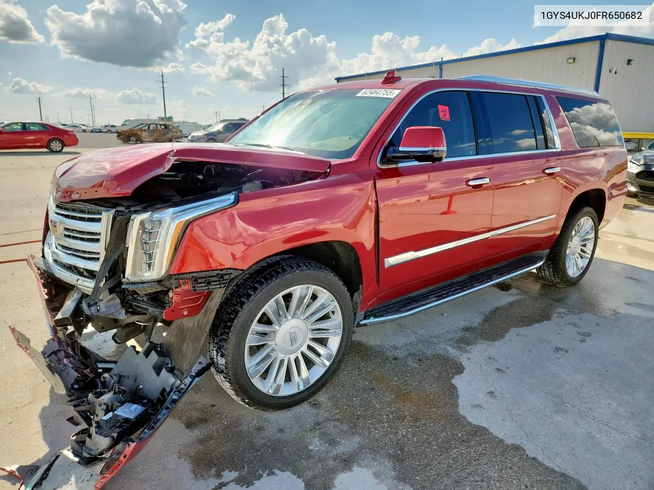 2015 Cadillac Escalade Esv Platinum VIN: 1GYS4UKJ0FR650682 Lot: 62464755