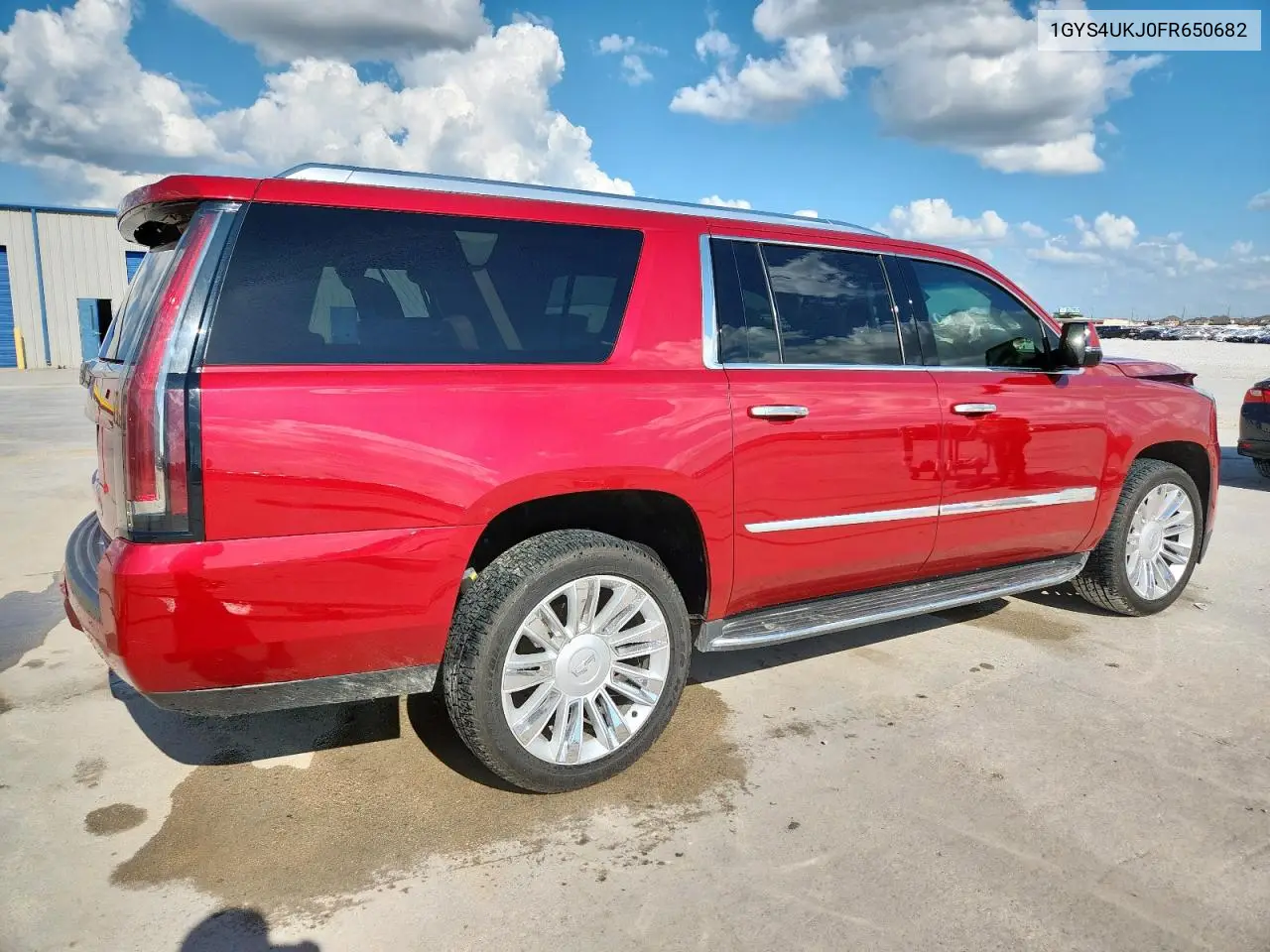 2015 Cadillac Escalade Esv Platinum VIN: 1GYS4UKJ0FR650682 Lot: 62464755