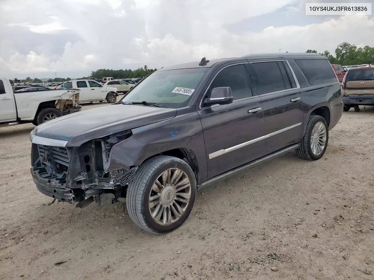 2015 Cadillac Escalade Esv Platinum VIN: 1GYS4UKJ3FR613836 Lot: 64678685