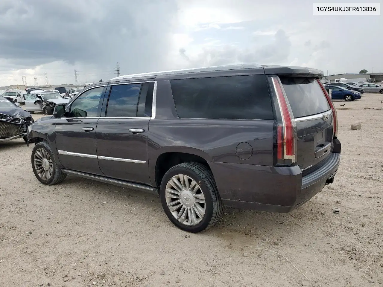 2015 Cadillac Escalade Esv Platinum VIN: 1GYS4UKJ3FR613836 Lot: 64678685
