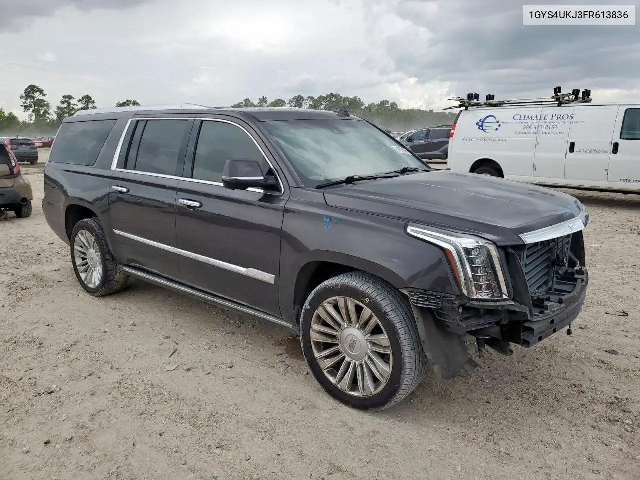 2015 Cadillac Escalade Esv Platinum VIN: 1GYS4UKJ3FR613836 Lot: 64678685