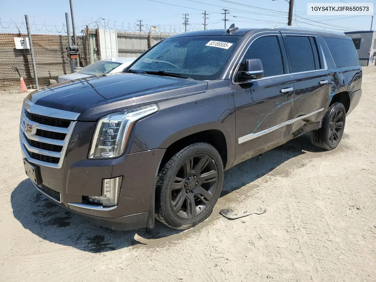 2015 Cadillac Escalade Esv Premium VIN: 1GYS4TKJ3FR650573 Lot: 65188555