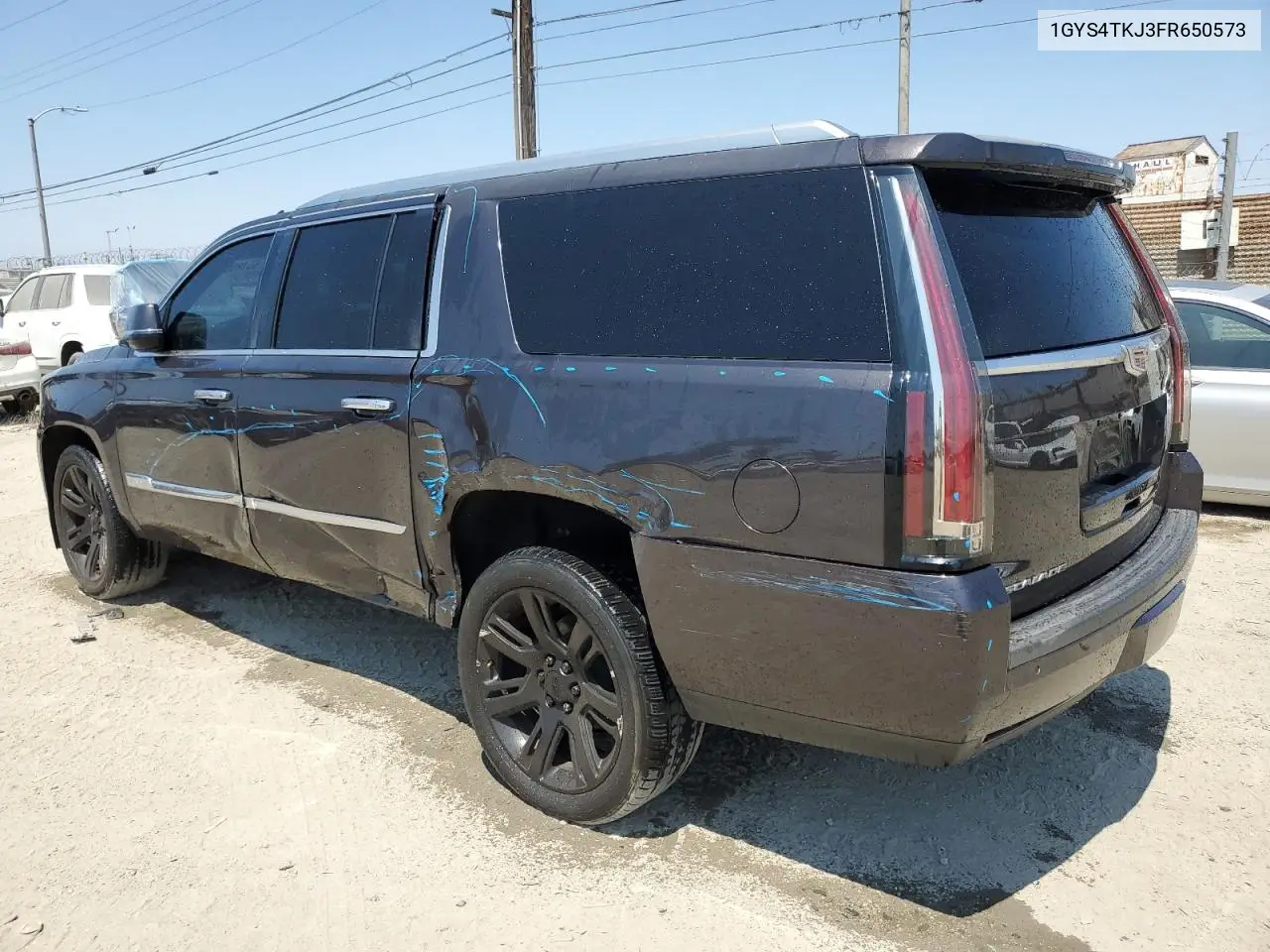 2015 Cadillac Escalade Esv Premium VIN: 1GYS4TKJ3FR650573 Lot: 65188555