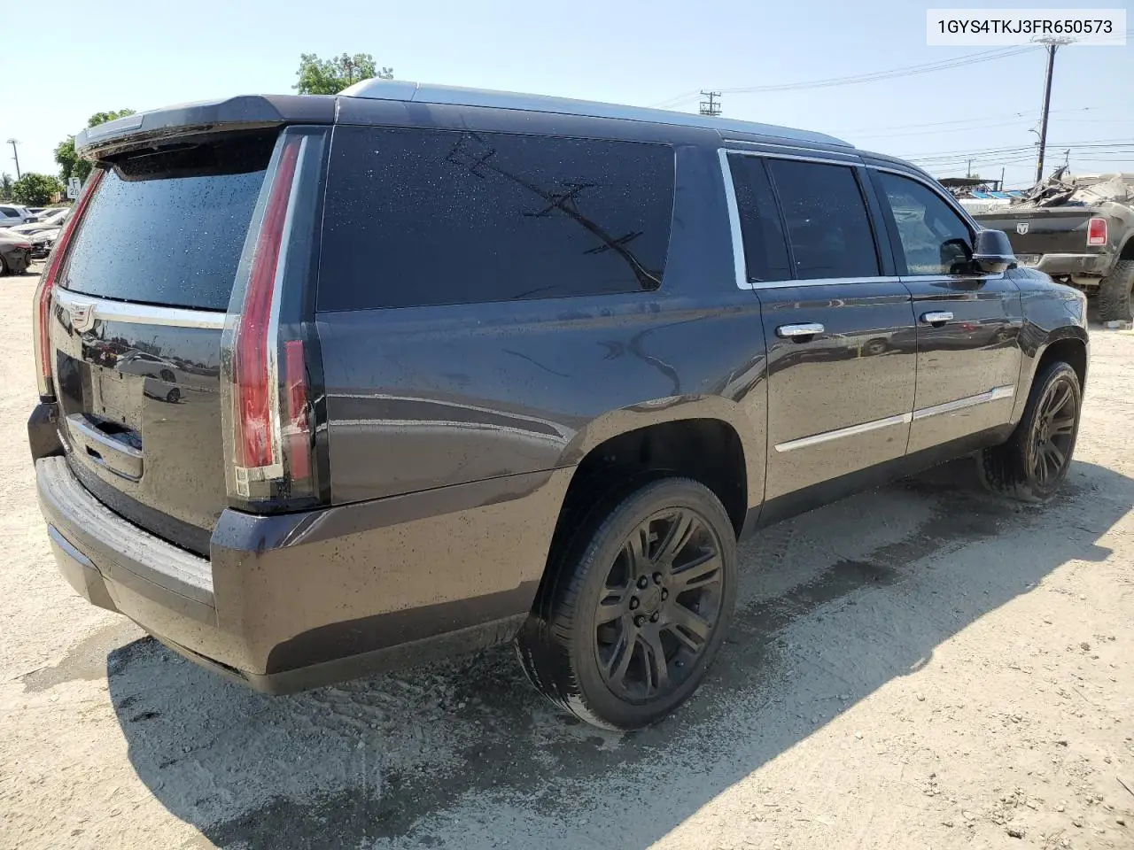 2015 Cadillac Escalade Esv Premium VIN: 1GYS4TKJ3FR650573 Lot: 65188555