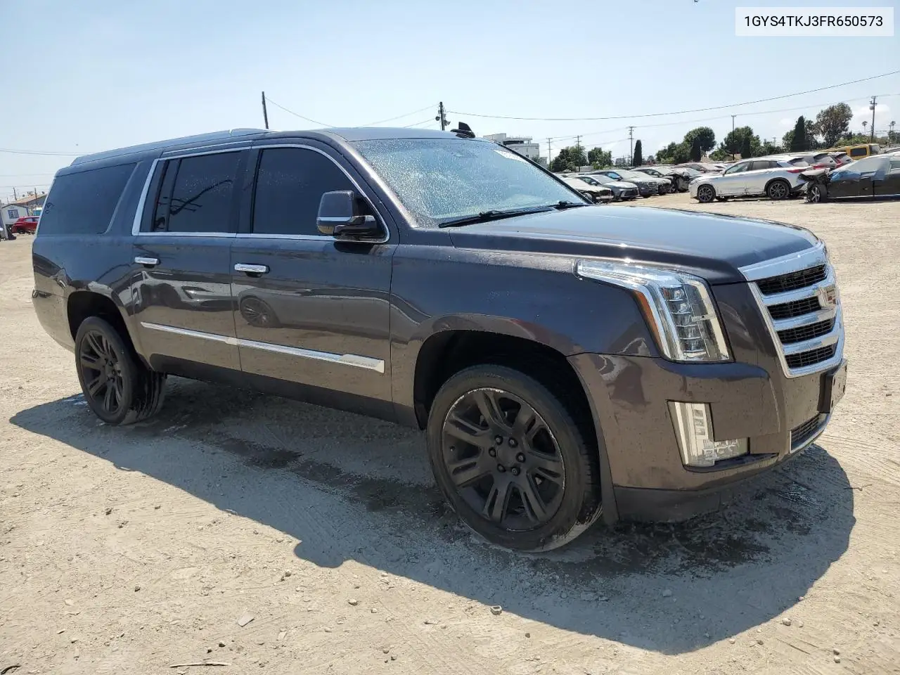 2015 Cadillac Escalade Esv Premium VIN: 1GYS4TKJ3FR650573 Lot: 65188555