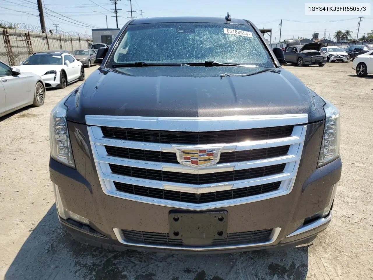 2015 Cadillac Escalade Esv Premium VIN: 1GYS4TKJ3FR650573 Lot: 65188555