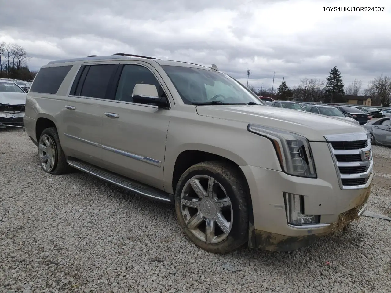 2016 Cadillac Escalade Esv Luxury VIN: 1GYS4HKJ1GR224007 Lot: 49811495