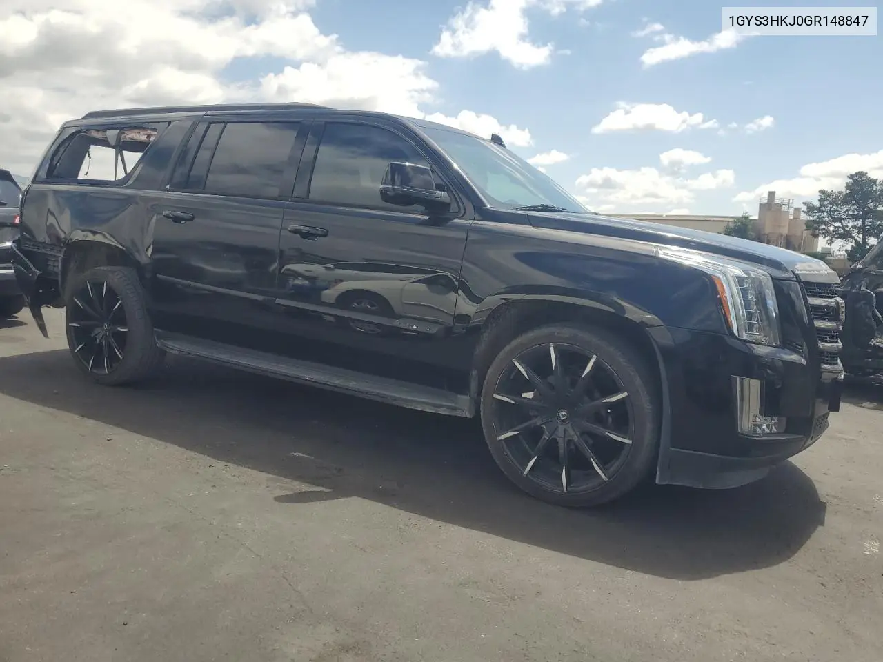 2016 Cadillac Escalade Esv Luxury VIN: 1GYS3HKJ0GR148847 Lot: 54950795