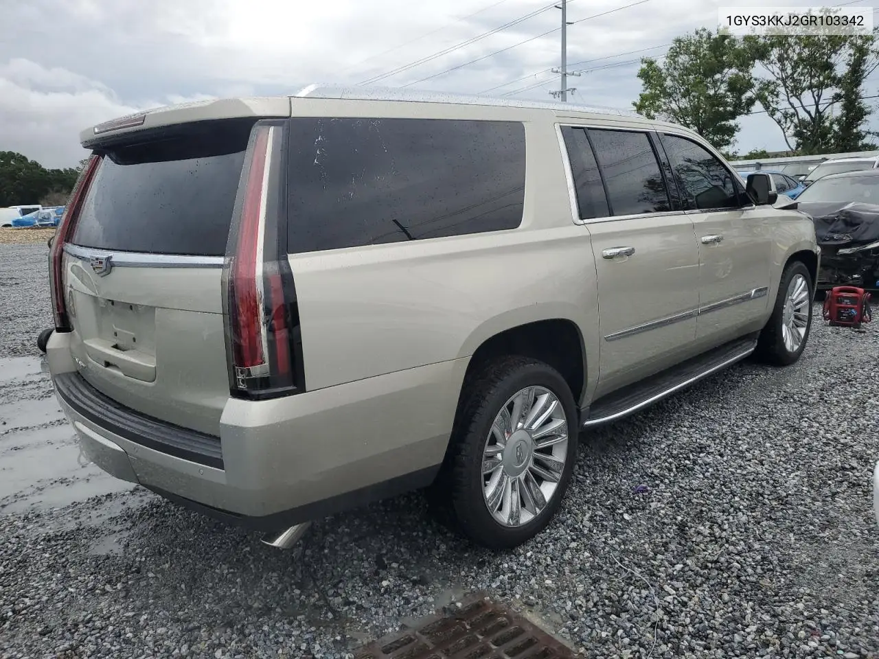 2016 Cadillac Escalade Esv Platinum VIN: 1GYS3KKJ2GR103342 Lot: 56512105