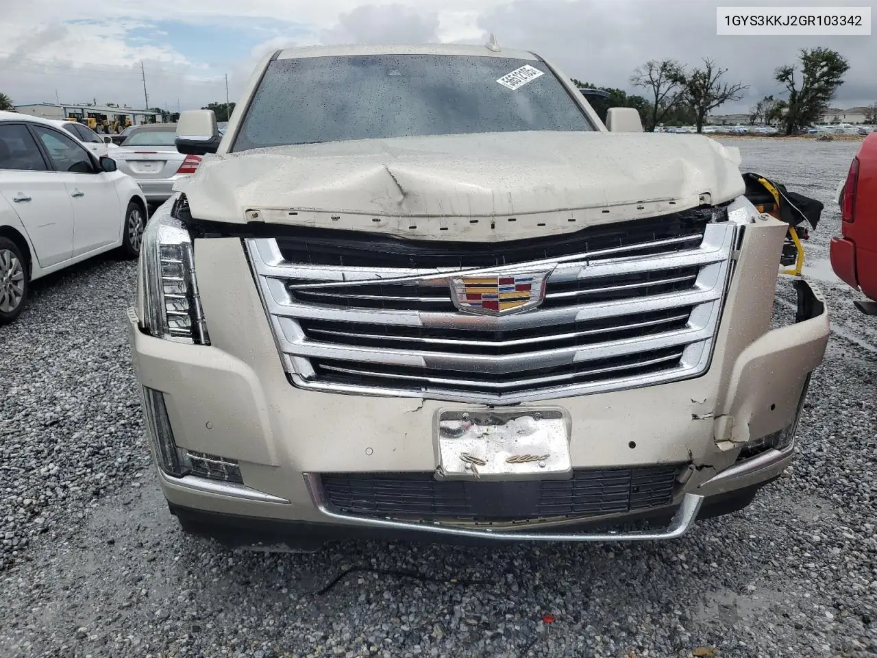 2016 Cadillac Escalade Esv Platinum VIN: 1GYS3KKJ2GR103342 Lot: 56512105