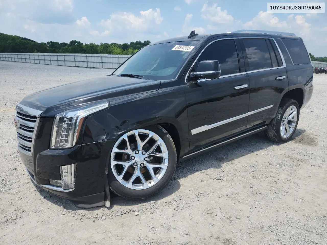 2016 Cadillac Escalade Platinum VIN: 1GYS4DKJ3GR190046 Lot: 61344995