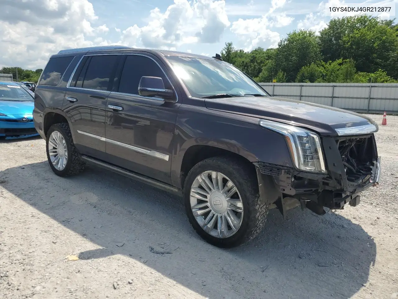 2016 Cadillac Escalade Platinum VIN: 1GYS4DKJ4GR212877 Lot: 61551265