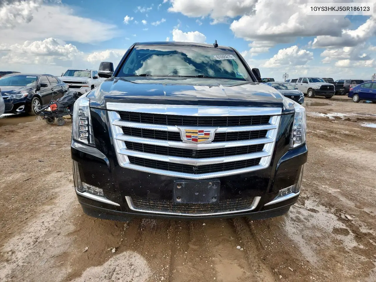2016 Cadillac Escalade Esv Luxury VIN: 1GYS3HKJ5GR186123 Lot: 61605215