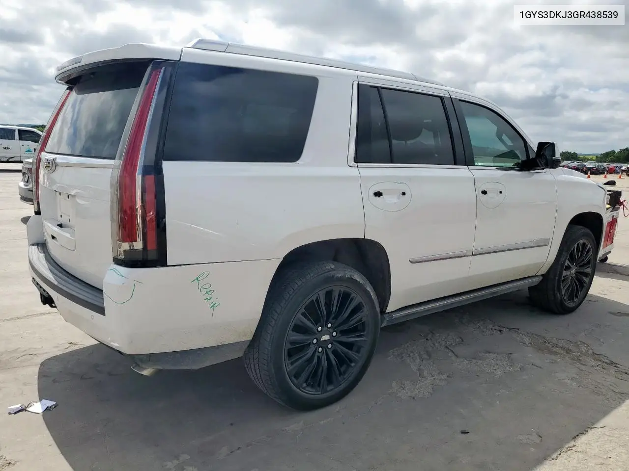 2016 Cadillac Escalade Platinum VIN: 1GYS3DKJ3GR438539 Lot: 62476485