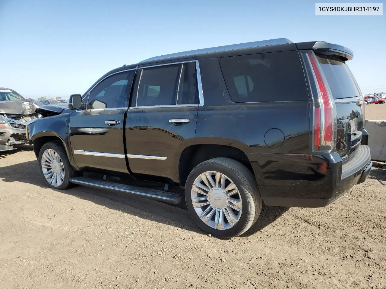 2017 Cadillac Escalade Platinum VIN: 1GYS4DKJ8HR314197 Lot: 56509365
