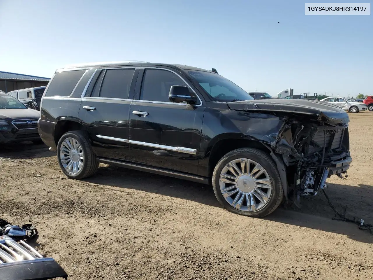 2017 Cadillac Escalade Platinum VIN: 1GYS4DKJ8HR314197 Lot: 56509365