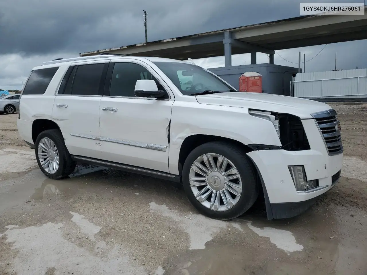2017 Cadillac Escalade Platinum VIN: 1GYS4DKJ6HR275061 Lot: 60665235