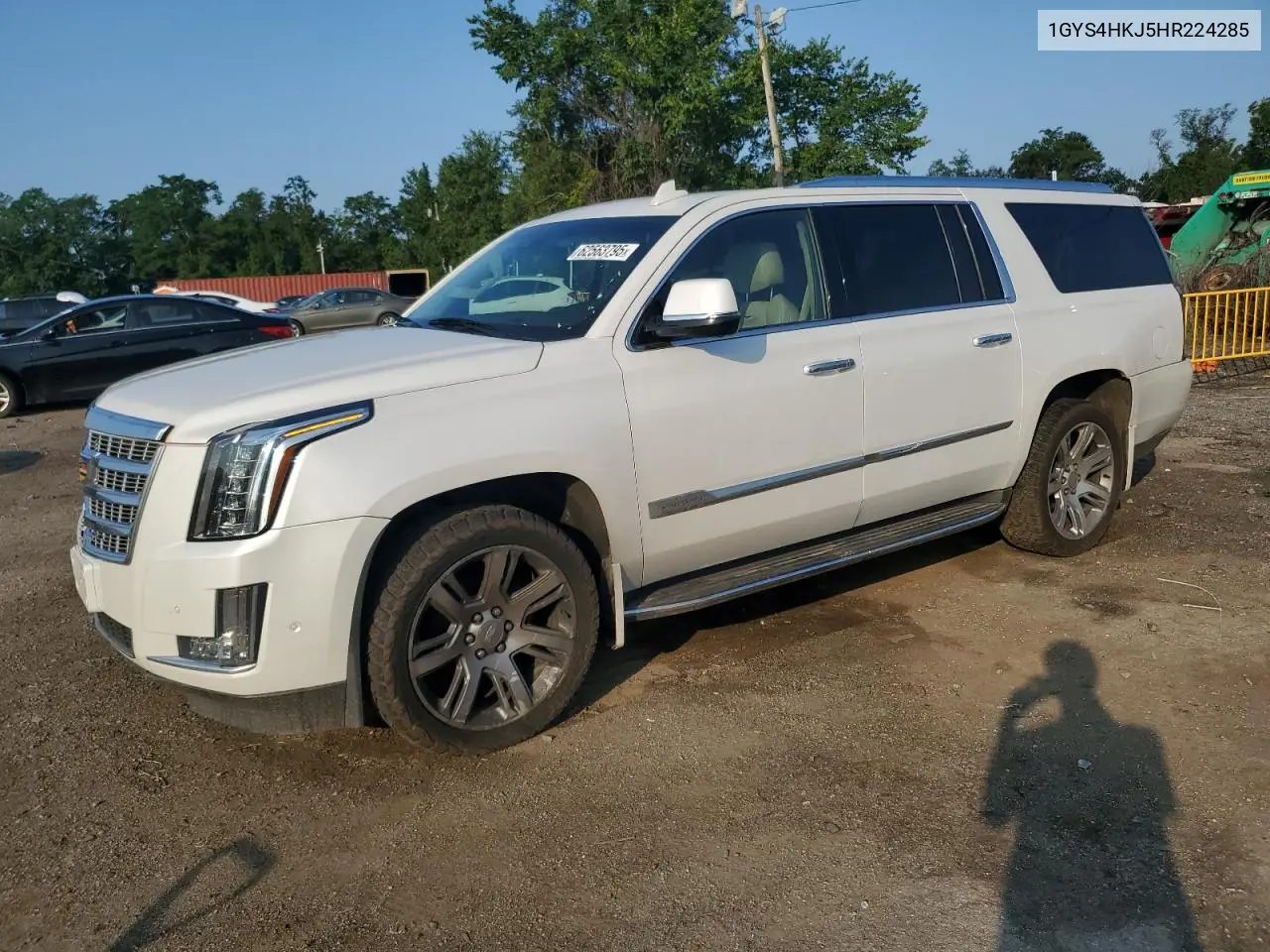 2017 Cadillac Escalade Esv Luxury VIN: 1GYS4HKJ5HR224285 Lot: 62563795