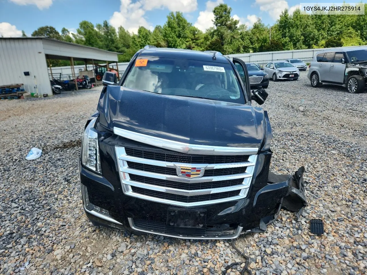 2017 Cadillac Escalade Esv Premium Luxury VIN: 1GYS4JKJ2HR275914 Lot: 63987965