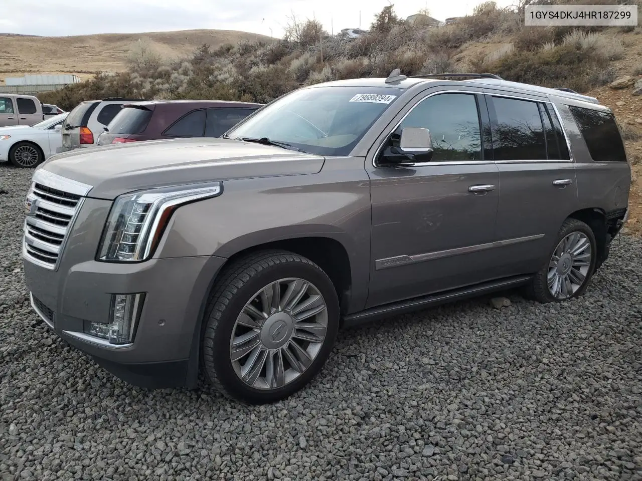 2017 Cadillac Escalade Platinum VIN: 1GYS4DKJ4HR187299 Lot: 79689394