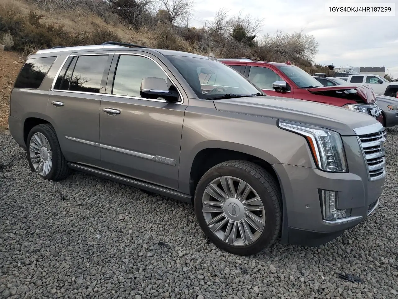 2017 Cadillac Escalade Platinum VIN: 1GYS4DKJ4HR187299 Lot: 79689394